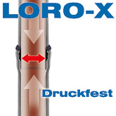 LORO-X steel discharge pipe pressure-resistant