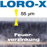 LORO-X steel discharge pipe galvanization