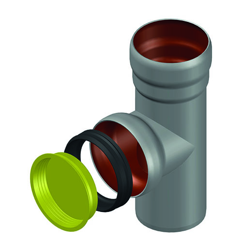 LORO-X WC Abzweig, mit Kurzmuffe, mit eingelegtem Dichtelement Nr. 933X, passend für Rohre ø 110 mm, aus Stahl, feuerverzinkt, nach DIN EN 1123 mit erhöhtem Qualitätsstandard, mit 2-Kammern-Steckmuffenverbindung, Baustoffklasse A1, formstabil, bruchfest, rückstausicher, langlebige Innenbeschichtung gemäß DIN EN ISO 2178 auf Basis einer 2K-Epoxid-Kombination, Farbton: Rotbraun, 87 Grad, DN 100 LORO-X WC Abzweig, mit Kurzmuffe, mit eingelegtem Dichtelement Nr. 933X, passend für Rohre ø 110 mm, aus Stahl, feuerverzinkt, nach DIN EN 1123 mit erhöhtem Qualitätsstandard, mit 2-Kammern-Steckmuffenverbindung, Baustoffklasse A1, formstabil, bruchfest, rückstausicher, langlebige Innenbeschichtung gemäß DIN EN ISO 2178 auf Basis einer 2K-Epoxid-Kombination, Farbton: Rotbraun, 87 Grad, DN 100