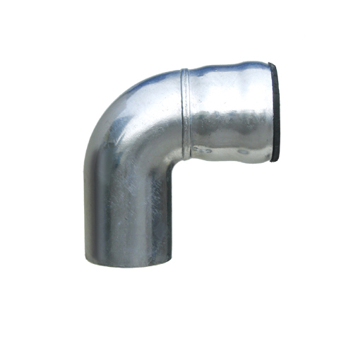 LORO-X Bogen, aus Stahl, feuerverzinkt, nach DIN EN 1123 mit erhöhtem Qualitätsstandard, mit 2-Kammern-Steckmuffenverbindung, Baustoffklasse A1, formstabil, bruchfest, rückstausicher, 87 Grad, ohne Innenbeschichtung, DN 125 LORO-X Bogen, aus Stahl, feuerverzinkt, nach DIN EN 1123 mit erhöhtem Qualitätsstandard, mit 2-Kammern-Steckmuffenverbindung, Baustoffklasse A1, formstabil, bruchfest, rückstausicher, 87 Grad, ohne Innenbeschichtung, DN 125