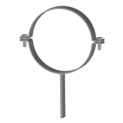 LORO-X Rohrschelle, aus Stahl, feuerverzinkt, nach DIN EN 1123 mit erhöhtem Qualitätsstandard, mit Anschweisssteg, nach DIN EN 1123, ohne Schalldämmung, DN 125 LORO-X Rohrschelle, aus Stahl, feuerverzinkt, nach DIN EN 1123 mit erhöhtem Qualitätsstandard, mit Anschweisssteg, nach DIN EN 1123, ohne Schalldämmung, DN 125