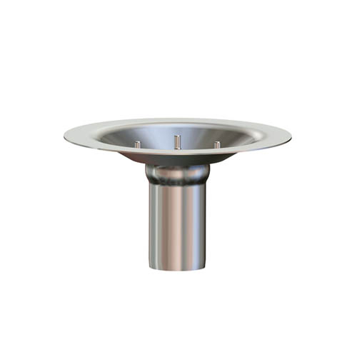 LORO-VERSAL Balkonablauf-Etageneinsatz, Serie K, nach DIN EN 1253 mit erhöhtem Qualitätsstandard, aus Edelstahl, für Aufbauhöhe 80 - 120 mm LORO-VERSAL Balkonablauf-Etageneinsatz, Serie K, nach DIN EN 1253 mit erhöhtem Qualitätsstandard, aus Edelstahl, für Aufbauhöhe 80 - 120 mm
