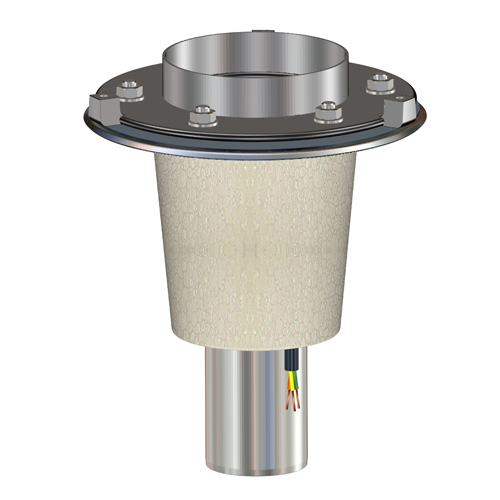 LORO-DRAINLET Flachdach Grundeinheit für Freispiegelströmung, nach DIN EN 1253 mit erhöhtem Qualitätsstandard, Wehrhöhe 35 mm, mit Klemmflansch, als Los- und Festflanschkonstruktion, aus Edelstahl, Auslauf senkrecht, mit Wärmedämmung und Heizung, einteilig, bestehend aus Ablauftopf, Losflansch mit Stauelement, einschließlich Kompressionsdichtungen, DN 100 LORO-DRAINLET Flachdach Grundeinheit für Freispiegelströmung, nach DIN EN 1253 mit erhöhtem Qualitätsstandard, Wehrhöhe 35 mm, mit Klemmflansch, als Los- und Festflanschkonstruktion, aus Edelstahl, Auslauf senkrecht, mit Wärmedämmung und Heizung, einteilig, bestehend aus Ablauftopf, Losflansch mit Stauelement, einschließlich Kompressionsdichtungen, DN 100
