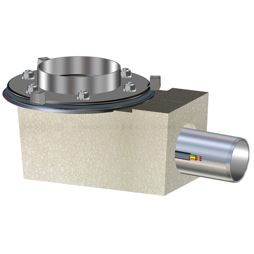 LORO-DRAINLET Flachdach Grundeinheit für Freispiegelströmung, nach DIN EN 1253 mit erhöhtem Qualitätsstandard, Wehrhöhe 35 mm, mit Klemmflansch, als Los- und Festflanschkonstruktion, aus Edelstahl, Auslauf seitlich, mit Wärmedämmung und Heizung, einteilig, bestehend aus Ablauftopf, Losflansch mit Stauelement, einschließlich Kompressionsdichtungen, DN 100 LORO-DRAINLET Flachdach Grundeinheit für Freispiegelströmung, nach DIN EN 1253 mit erhöhtem Qualitätsstandard, Wehrhöhe 35 mm, mit Klemmflansch, als Los- und Festflanschkonstruktion, aus Edelstahl, Auslauf seitlich, mit Wärmedämmung und Heizung, einteilig, bestehend aus Ablauftopf, Losflansch mit Stauelement, einschließlich Kompressionsdichtungen, DN 100
