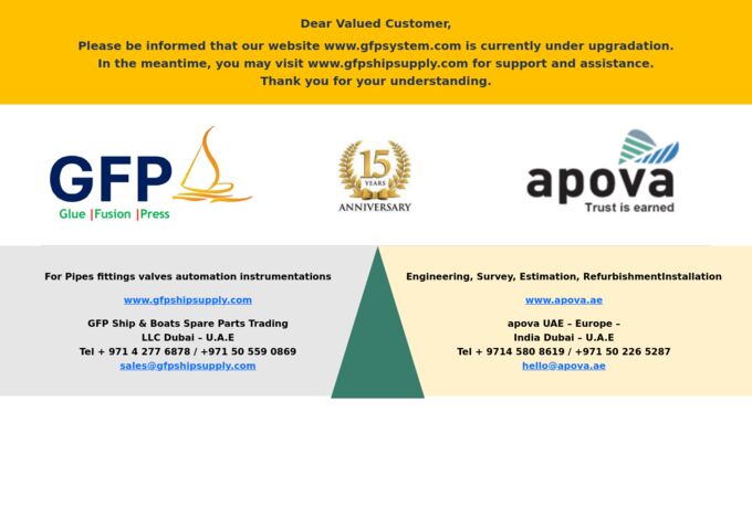 Website www.gfpsystem.com