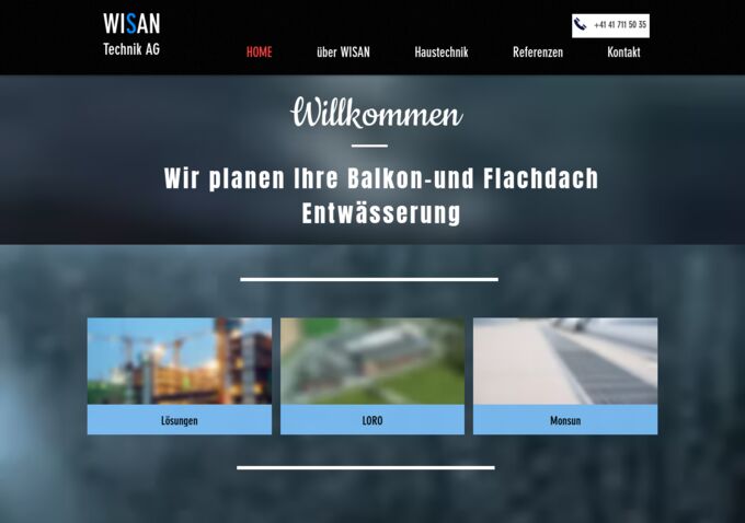 Website www.wisan.ch