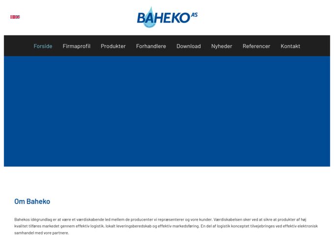 Website www.baheko.dk