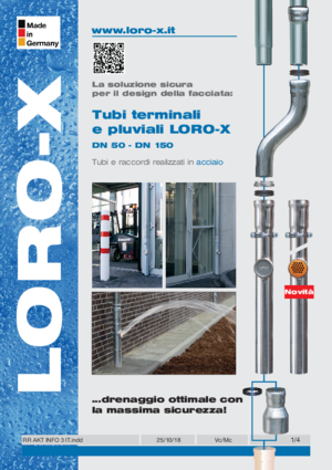 LORO Regenstand und Regenfallrohre