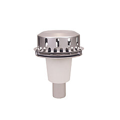 LORO-X 21512.050X LORO-DRAINLET drain stainless steel clamping flange vertical one-piece with insulation DN 50