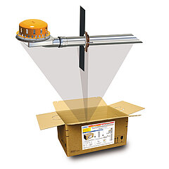 LORO-X B0485.004X BOX Attika emergency drain for free-standing installation without upstand DN 100