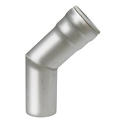 LORO-X 5.320.070C LORO-XCL bend 1.4404 45 degrees DN 70