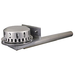 LORO-X 01372.050X LORO-RAINSTAR stainless steel parapet drain series 79(RA) with clamping flange for plastic gravity flow DN 50