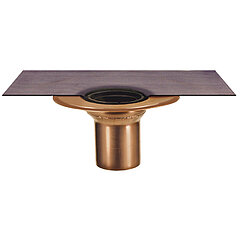 LORO-X 16204.070N LORO-Balcony Drain Tier insert unit copper 60 -120 mm Series H DN 70