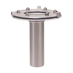 LORO-X 21901.050X LORO-DL/DJ Basic unit stainless steel clamping flange vertical without insulation DN 50