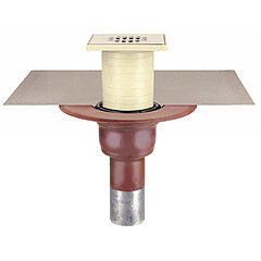 LORO-X 16261.070X balcony direct drains with VS collar HF series upper balconies DN 70