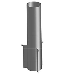 LORO-X 00449.100X Fill-a-Vent pipe for double pipe collector DN 100
