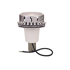 LORO-X 21513.050X LORO-DRAINLET Drain stainless steel clamping flange vertical one-piece with heat insulation and heating DN 50