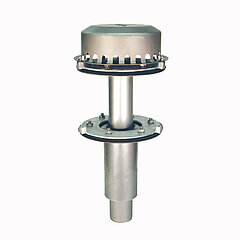 LORO-X 22122.100X LORO-DRAINJET fire protection drain two-part with stainless steel cover DN 100