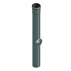 LORO-X 55154.150X rain standpipe with high performance safety riprap 1500 mm DN100
