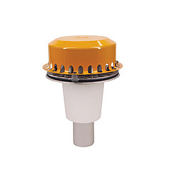 LORO-X 21312.050X LORO-DRAINJET emergency drain stainless steel clamping flange one-piece with heat insulation DN 50