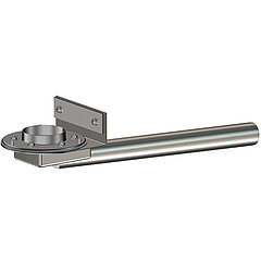 LORO-X 13730.050X LORO basic unit for parapet drain series 79 for emergency drainage weir 35 mm clamping flange for plastic DN 50