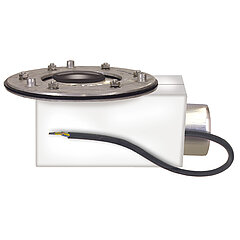 LORO-X 21996.070X LORO-DRAINLET stainless steel sub-unit with lateral clamping flange with heat insulation and heating DN 70