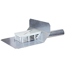 LORO-X 01316.070X LORO-Attika direct stainless steel drain with adhesive flange for small roof areas Series 43 DN 70