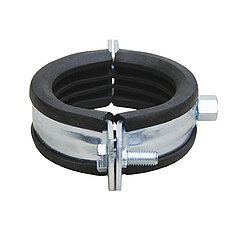 LORO-X 4.974.080C LORO-XCL Pipe clamp with sound insulation Combi thread M10/12 DN 80