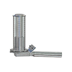 LORO-X 13629.070X LORO-Attika emergency drain inverted roof with clamping flange for bitumen screen unit 495 mm DN 70