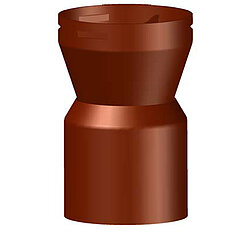LORO-X 16376.100X balcony direct drain 220 mm with bell DN 100