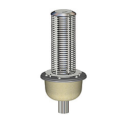 LORO-X 19527.070X LORO-VERSAL drain for pressure flow for inverted roof with clamping flange screen unit 495 mm DN 70