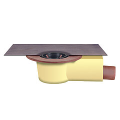 LORO-X 16320.070X balcony direct basic unit 3 degrees with heat insulation DN 70