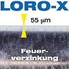 LORO-X stalen afvoerbuis verzinking
