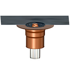 LORO-X 16283.070X Balcony direct balcony balcony basic unit with fire protection drain vertical for series H DN 70