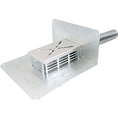 LORO-X 01331.070X LORO-Attika direct drain series 43 for main drainage free-standing with adhesive flange for liquid plastics DN 70