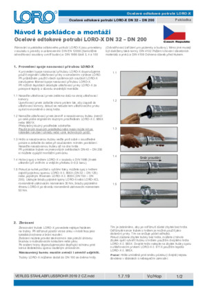 LORO-X Installation: LORO-X Standpipes