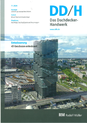 EDGE East Side Tower: 45 Geschosse kaskadierend entwässert