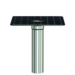 LORO-X 12100.100B Light base unit DN 100 bituminous sheeting 400 x 400
