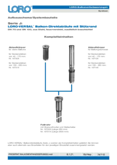 Aufbauschema Serie J PDF