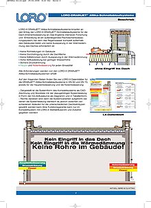 LORO-DRAINJET® Attika-Schnellablaufsysteme 12.09.2008 – Titelseite (PDF)