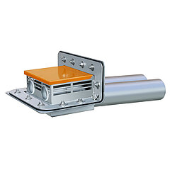 LORO-X 13458.100X DUOSTREAM emergency drain double pipe for roof terrace DN 100