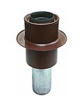 FLACHDACHDURCHFÜHRUNG F.WU-BETON M.WD.U. SPERRFLANSCH, 310 MM, DN 100
