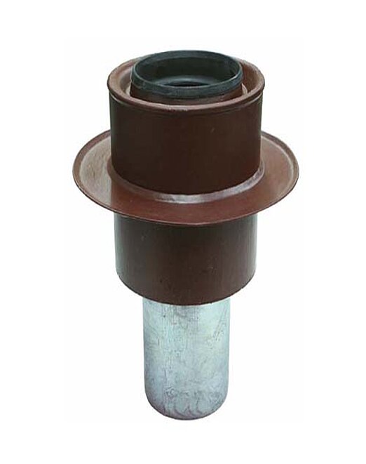 LORO-X Pipe Penetration with Puddle Flange and Thermal Insulation