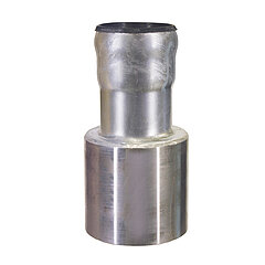 LORO-X 08220.050X transition piece with socket and welding rim form E1 DN 50
