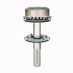 LORO-X 22121.100X LORO-DRAINJET fire protection drain for on-site fire protection two-piece with stainless steel cover DN 100