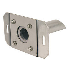 LORO-X 15070.050X LORO water spout with clamping flange 250 mm made of stainless steel DN 50