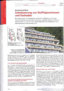 2017 Entwässerung von Staffelgeschossen und Kaskaden