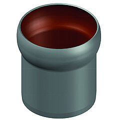 LORO-X 00621.070X connection piece with short socket to KA socket 70 DN 70
