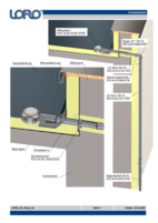 Main drainage 45 degree upstand 