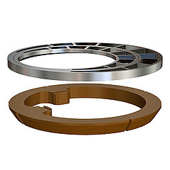 LORO-X 20428.070X eccentric sieve unit for pipe penetration Series IV DN 70
